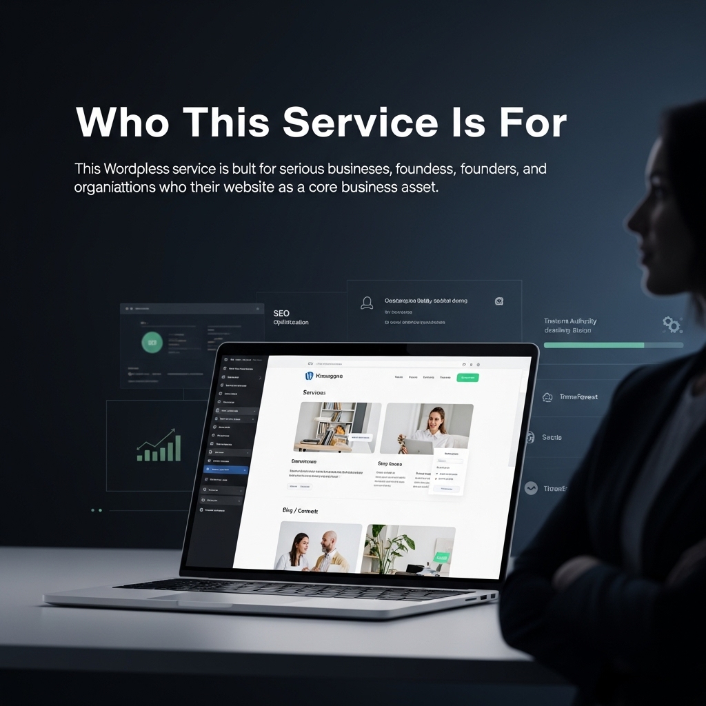 Our ideal custom WordPress development services for Businesses Companies Brands Organisations